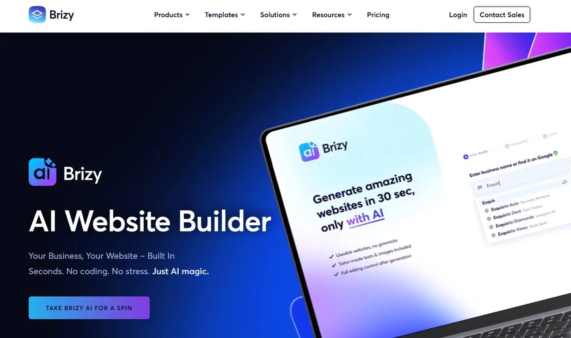 Brizy là một plugin WordPress Page Builder mạnh mẽ