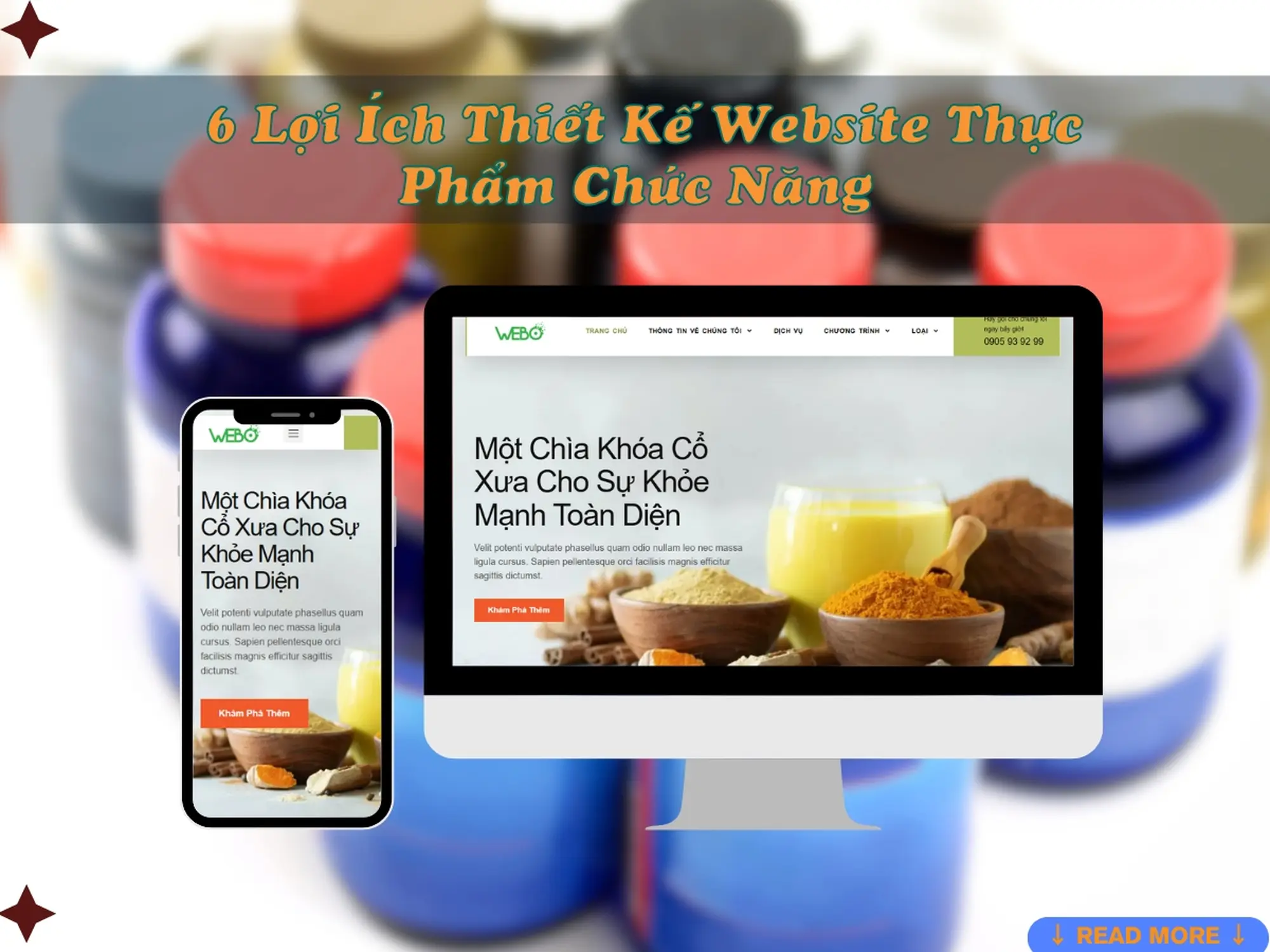 6 Lợi Ích Thiết Kế Website Thực Phẩm Chức Năng