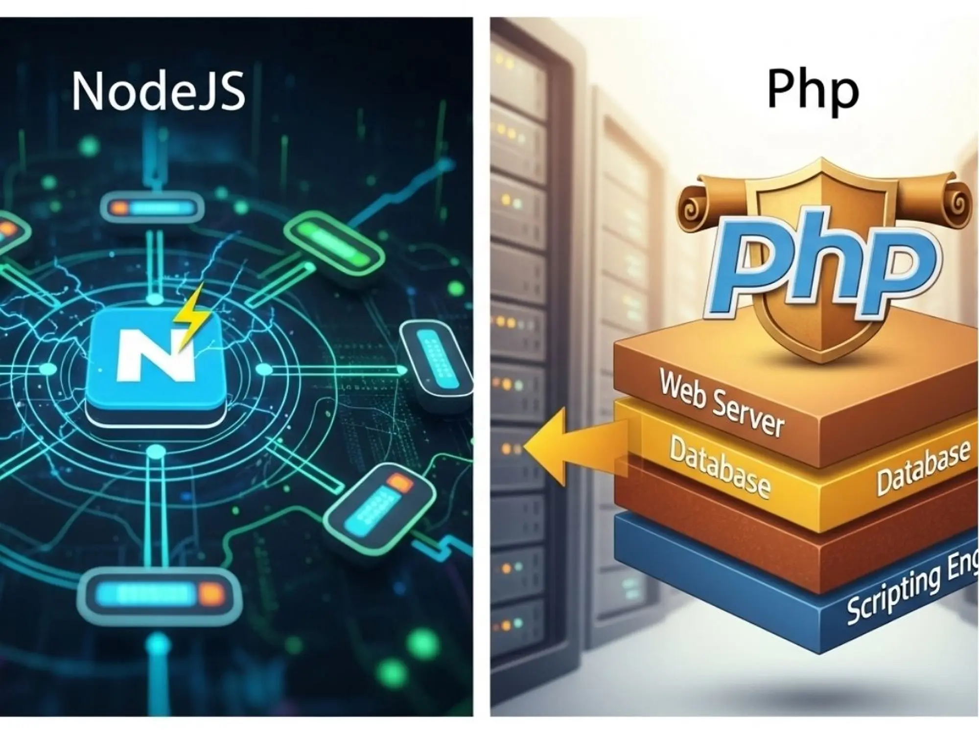 So sánh NodeJS PHP về khả năng mở rộng dự án
