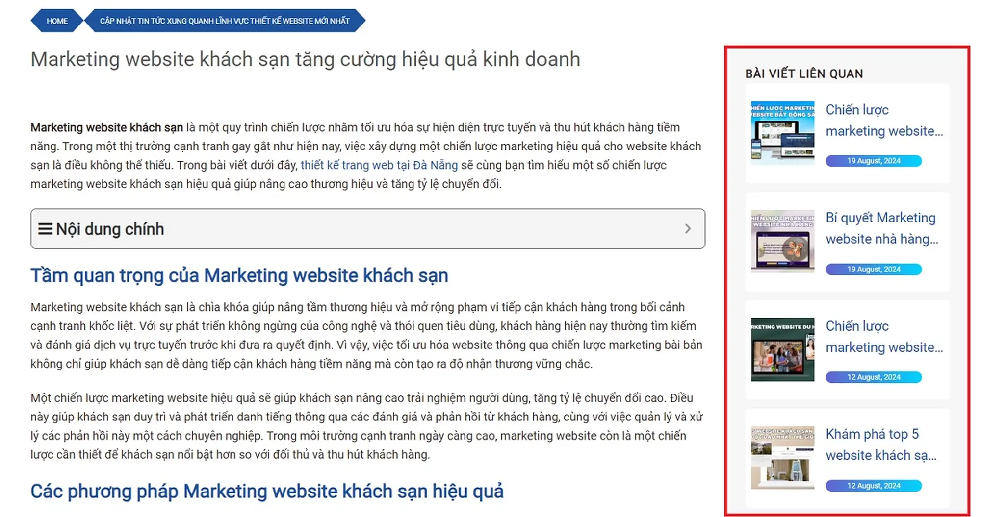 Thêm tính năng hiển thị bài viết liên quan cho website để tăng tương tác và giữ chân người dùng lâu hơn
