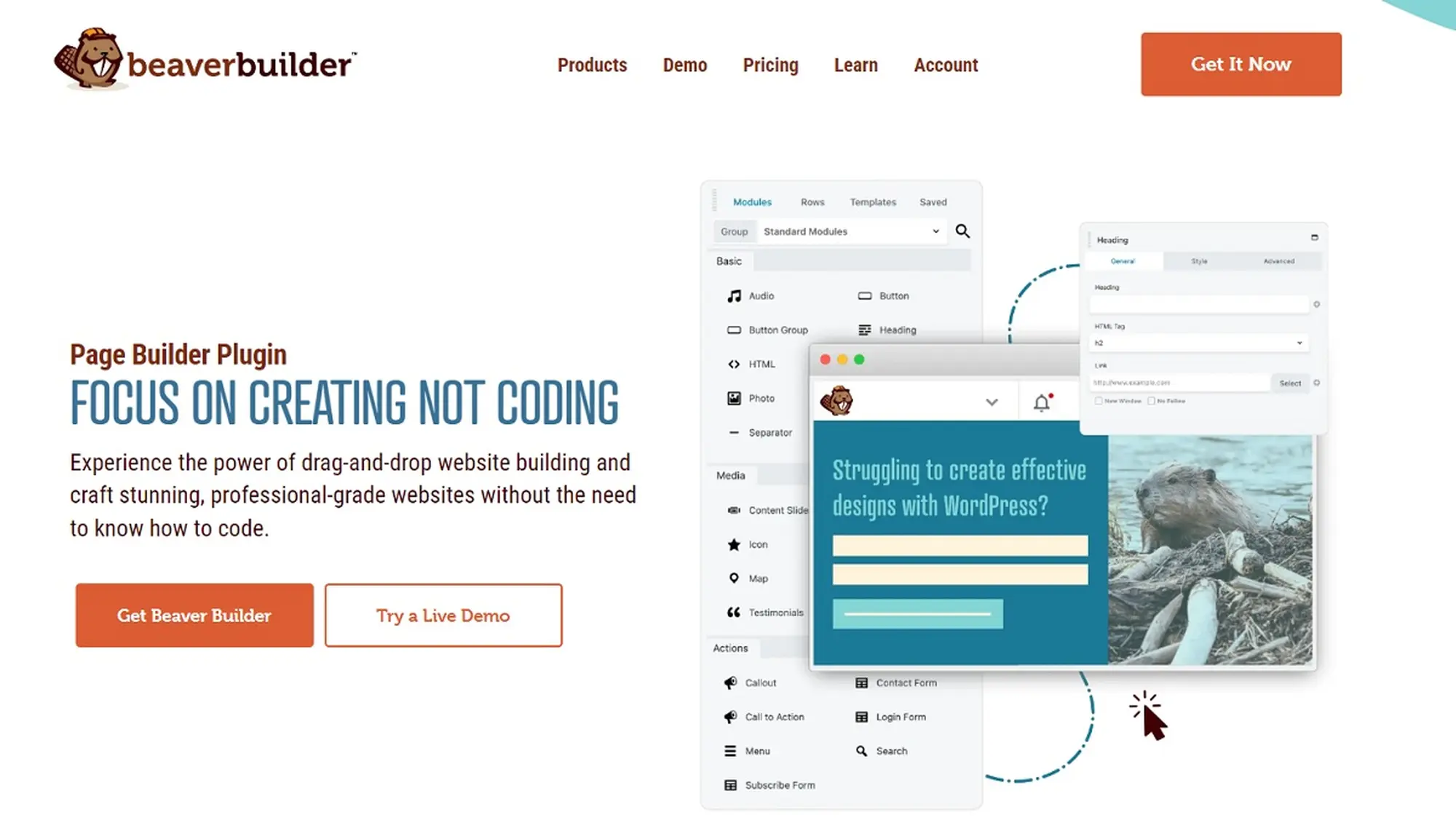 Top Page Builder cho WordPress Beaver Builder giúp bạn đơn giản hóa quy trình thiết kế website