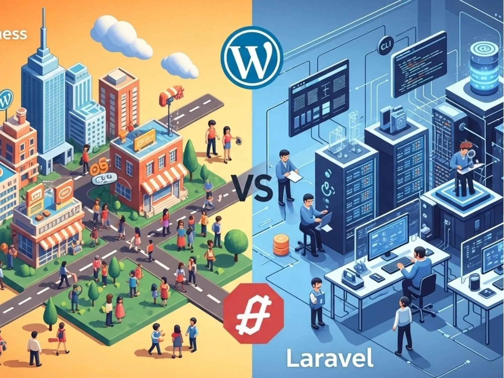 Giới thiệu WordPress vs Laravel là gì?