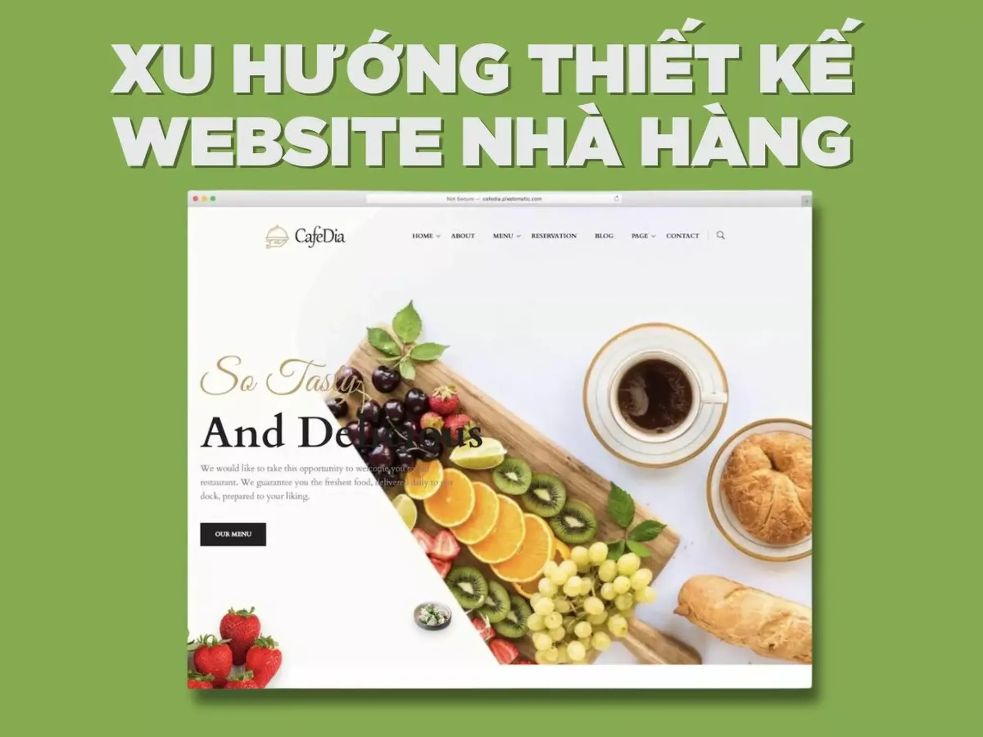 Xu Hướng Thiết Kế Website Nhà Hàng