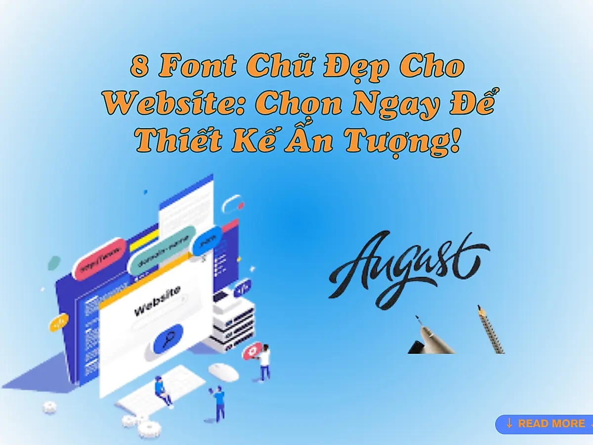 8 font chữ đẹp cho website
