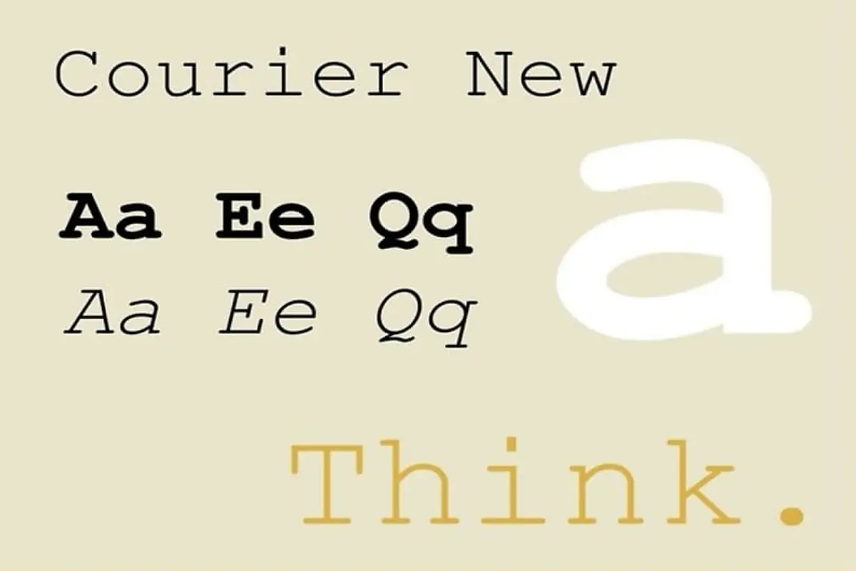 Font chữ Courier New