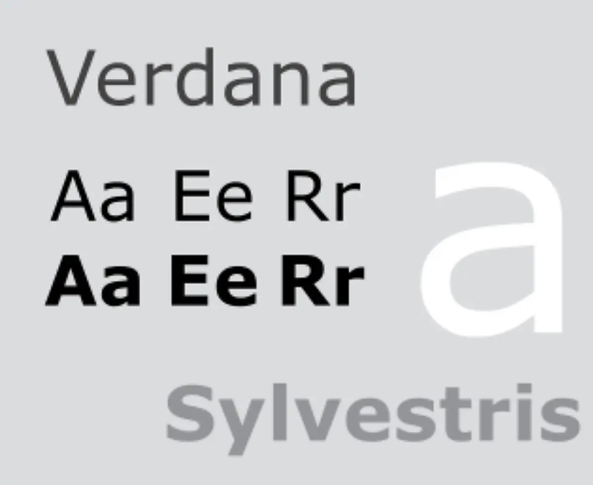 Font chữ Verdana