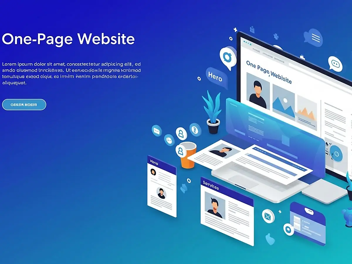 One page website là gì và vì sao trở nên phổ biến?